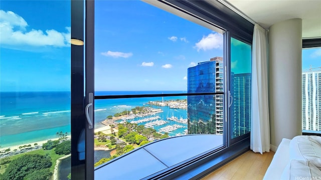 1108 Auahi St Unit 3201, Honolulu, HI 96814 - balcony with a water view