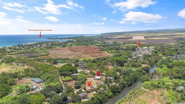 66-342-A Aukai Ln Unit 2, Haleiwa, HI 96712 - view of property location featuring a large body of water and a tree filled landscape
