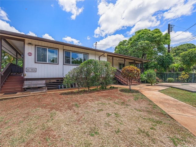 66-342-A Aukai Ln Unit 2, Haleiwa, HI 96712 - view of front of home with stairs