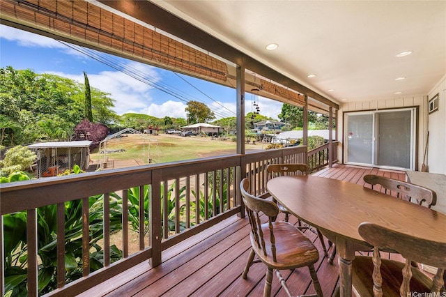 66-342-A Aukai Ln Unit 2, Haleiwa, HI 96712 - view of wooden terrace