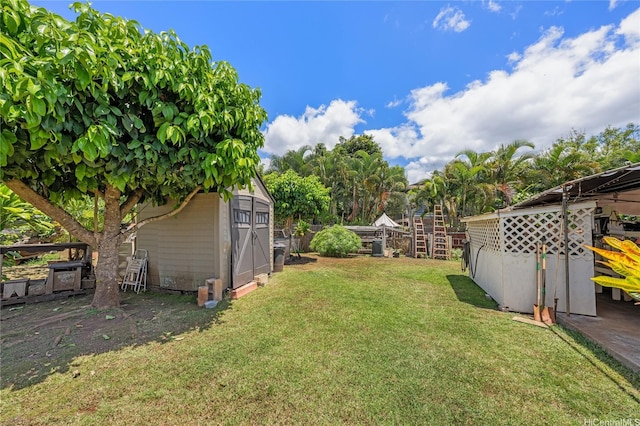 66-342-A Aukai Ln Unit 2, Haleiwa, HI 96712 - view of yard featuring a storage shed