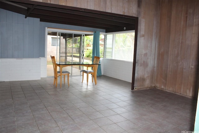 45-610 Kipawale Pl, Kaneohe, HI 96744 - unfurnished room with wooden walls and light tile patterned floors