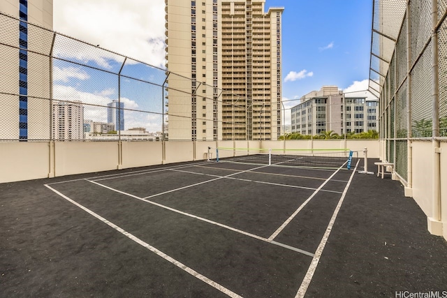 469 Ena Rd Unit 2004, Honolulu, HI 96815 - view of tennis court with a city view