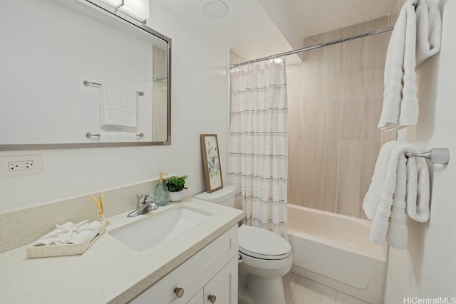 469 Ena Rd Unit 2004, Honolulu, HI 96815 - full bathroom with vanity, shower / tub combo with curtain, and toilet