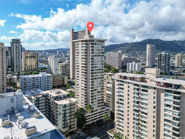 430 Lewers St Unit 2502, Honolulu, HI 96815 - view of city featuring a mountainous background