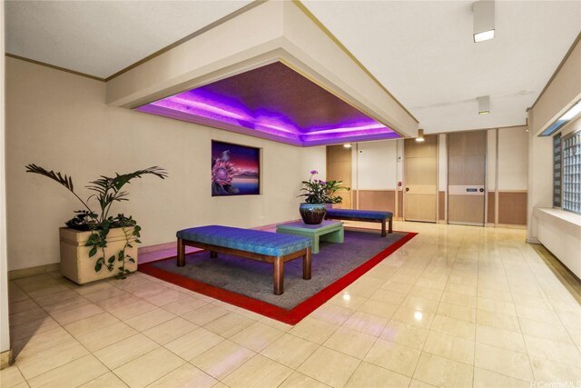 430 Lewers St Unit 2502, Honolulu, HI 96815 - game room with tile patterned flooring