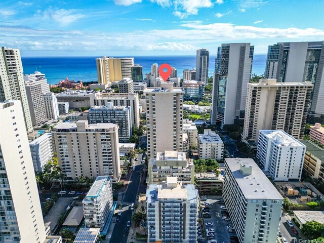 430 Lewers St Unit 2502, Honolulu, HI 96815 - city view with a large body of water