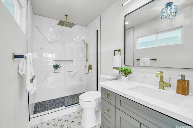 45-420 Pua Makahala St, Kaneohe, HI 96744 - full bath with vanity and a marble finish shower