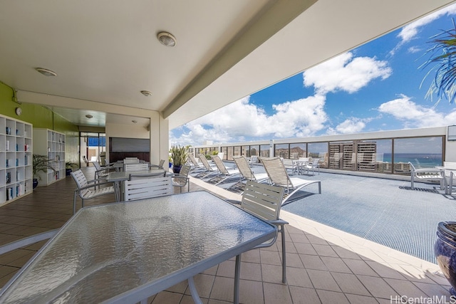 400 Hobron Ln Unit 1609, Honolulu, HI 96815 - view of patio with outdoor dining space