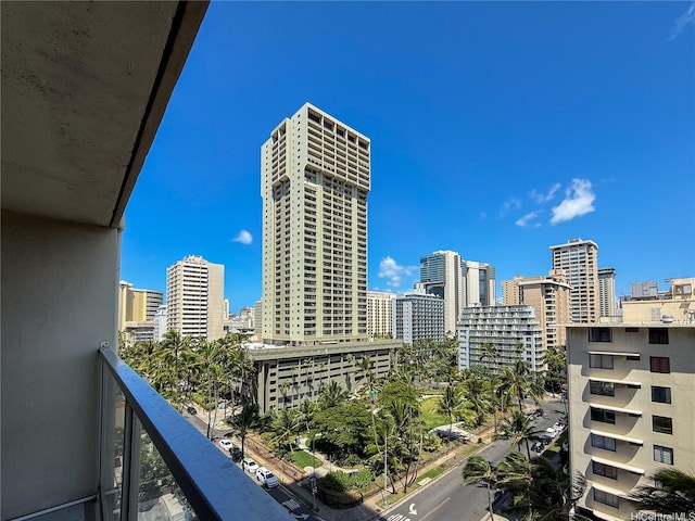 445 Seaside Ave Unit 1120, Honolulu, HI 96815 - balcony with a skyline view