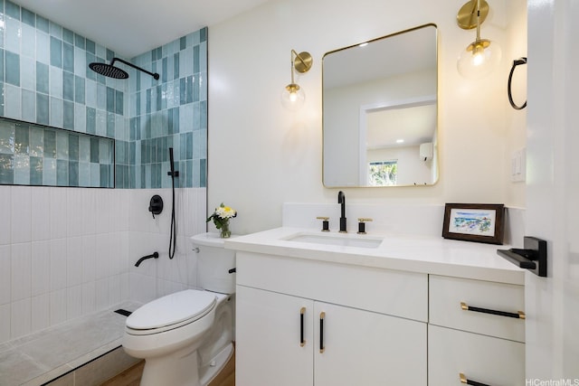 2632 Peter St, Honolulu, HI 96816 - bathroom featuring vanity and walk in shower