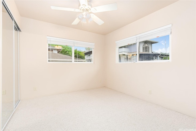 91-2106B Fort Weaver Rd Unit 15, Ewa Beach, HI 96706 - carpeted empty room featuring ceiling fan