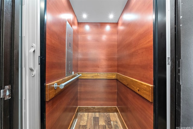 4967 Maunalani Cir Unit B, Honolulu, HI 96816 - elevator with wood finished floors and recessed lighting