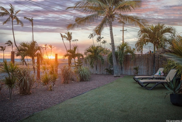 86-94 Pokai Bay St, Waianae, HI 96792 - view of yard at dusk