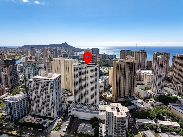 400 Hobron Ln Unit 1807, Honolulu, HI 96815 - view of city featuring a water and mountain view
