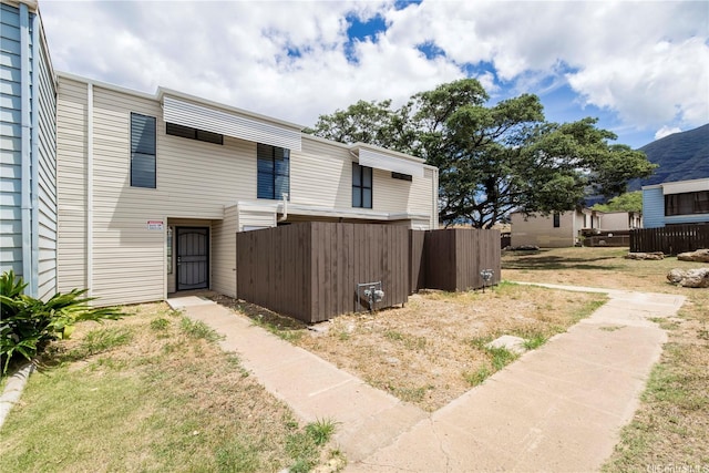 view of side of property