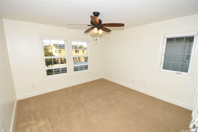 91-1342 Kaiokia St, Ewa Beach, HI 96706 - unfurnished room featuring light colored carpet and ceiling fan