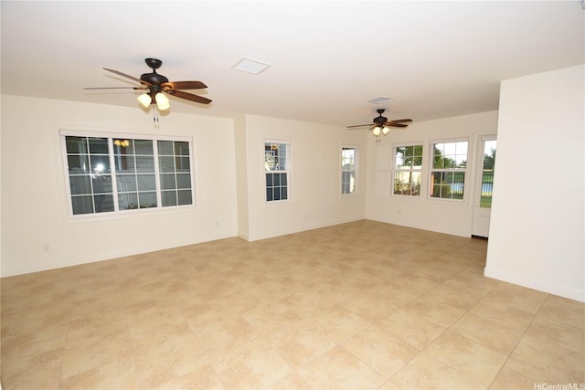 91-1342 Kaiokia St, Ewa Beach, HI 96706 - empty room with ceiling fan