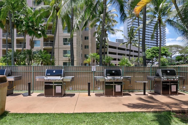 3009 Ala Makahala Pl Unit 214, Honolulu, HI 96818 - view of patio / terrace with area for grilling