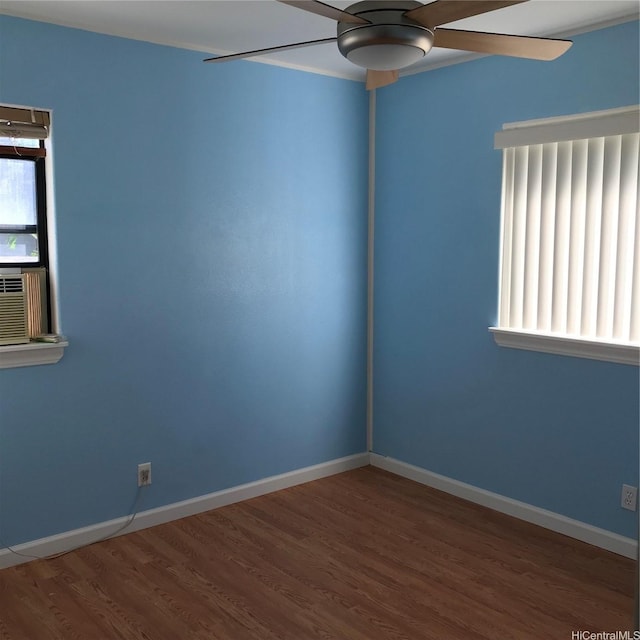 91-1088 Paaoloulu Way, Kapolei, HI 96707 - spare room with a ceiling fan and wood finished floors