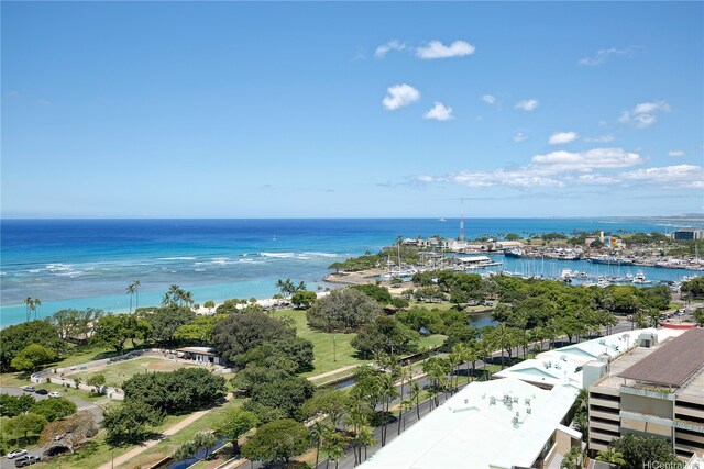 1288 Ala Moana Blvd Unit 18B, Honolulu, HI 96814 - bird's eye view of a nearby body of water
