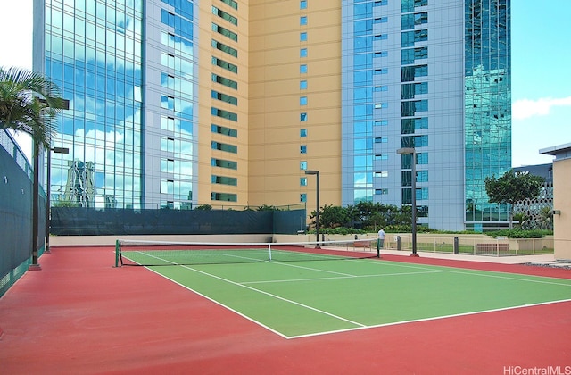 1288 Ala Moana Blvd Unit 18B, Honolulu, HI 96814 - view of tennis court featuring community basketball court