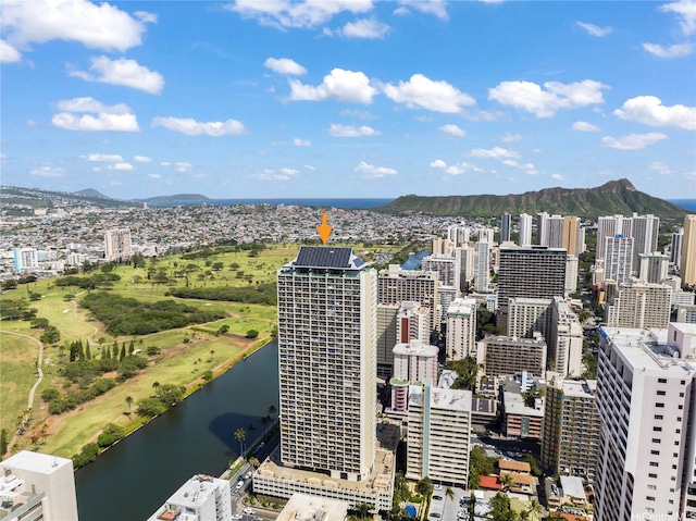 445 Seaside Ave Unit 1602, Honolulu, HI 96815 - view of city with a water and mountain view
