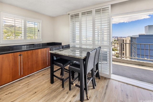 1111 Wilder Ave Pha, Pha, Honolulu, HI 96822 - dining area featuring light wood-style flooring