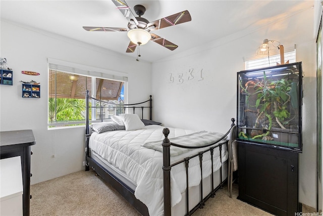 91-6438 Kapolei Pkwy, Ewa Beach, HI 96706 - bedroom featuring carpet floors and a ceiling fan
