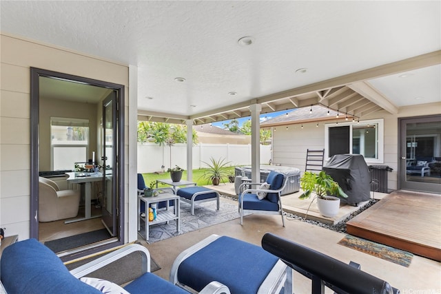 91-6438 Kapolei Pkwy, Ewa Beach, HI 96706 - view of patio / terrace featuring outdoor lounge area and area for grilling