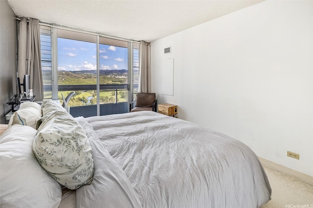 3045 Ala Napuaa Pl Unit 1803, Honolulu, HI 96818 - carpeted bedroom with expansive windows and access to outside