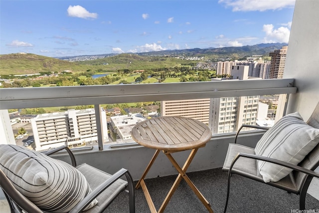 3045 Ala Napuaa Pl Unit 1803, Honolulu, HI 96818 - balcony featuring a view of city and a mountain view
