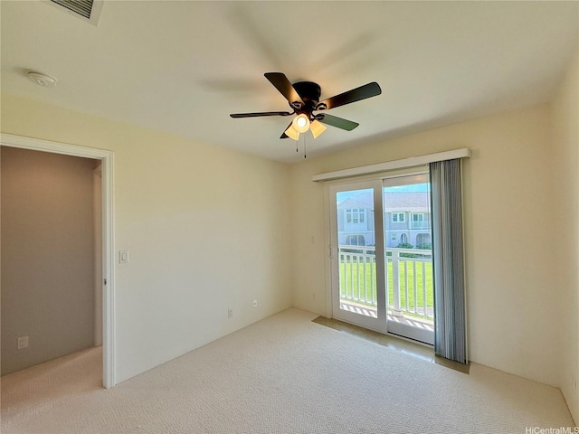 91-2220 Kaiwawalo St Unit 11-1105, Ewa Beach, HI 96706 - carpeted empty room featuring ceiling fan and a smoke detector