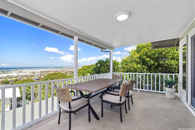 1076 Ilima Dr Unit A, Honolulu, HI 96817 - balcony with outdoor dining space