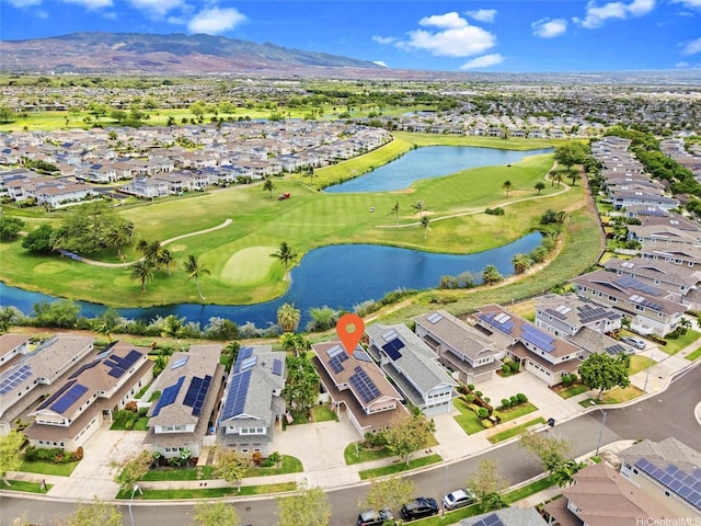 91-1112 Kai Oio St, Ewa Beach, HI 96706 - aerial view of residential area featuring a water and mountain view and a golf club