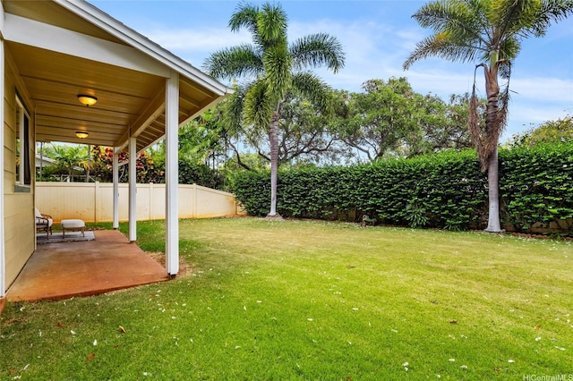 91-1032 Kauoha St, Ewa Beach, HI 96706 - fenced backyard with a patio area