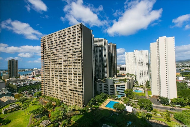 1255 Nuuanu Ave Unit E2804, Honolulu, HI 96817 - view of property featuring a city view