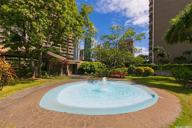 1255 Nuuanu Ave Unit E2804, Honolulu, HI 96817 - view of swimming pool with a yard