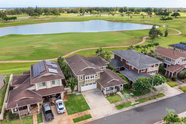 91-1227 Kuanoo St, Ewa Beach, HI 96706 - drone / aerial view of a large body of water and a local golf course
