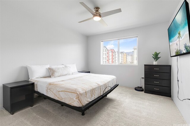91-3575 Iwikuamoo St Unit 9104, Ewa Beach, HI 96706 - carpeted bedroom with ceiling fan