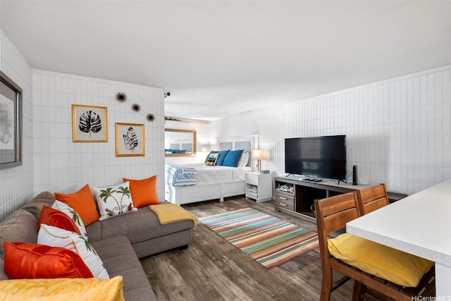 53-567 Kamehameha Hwy Unit 203, Hauula, HI 96717 - living area featuring wood finished floors