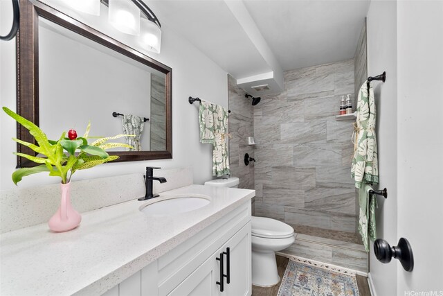 53-567 Kamehameha Hwy Unit 203, Hauula, HI 96717 - full bathroom with vanity and a tile shower