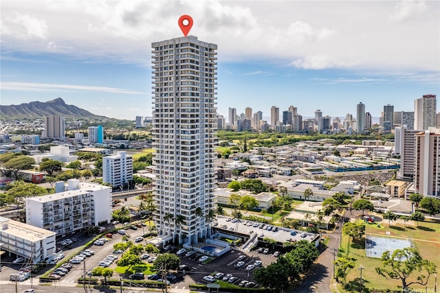 2825 S King St Unit 2403, Honolulu, HI 96826 - view of city skyline featuring a mountain backdrop