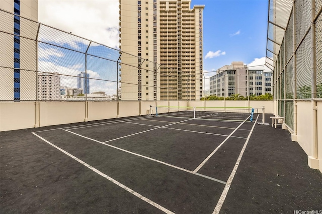 469 Ena Rd Unit 3404, Honolulu, HI 96815 - view of tennis court with a city view