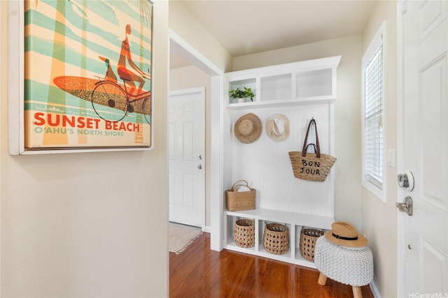 66-912 Kamakahala St Unit 2, Waialua, HI 96791 - mudroom with wood finished floors and baseboards