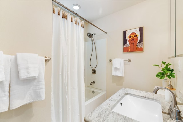66-912 Kamakahala St Unit 2, Waialua, HI 96791 - bathroom with shower / bathtub combination with curtain and vanity