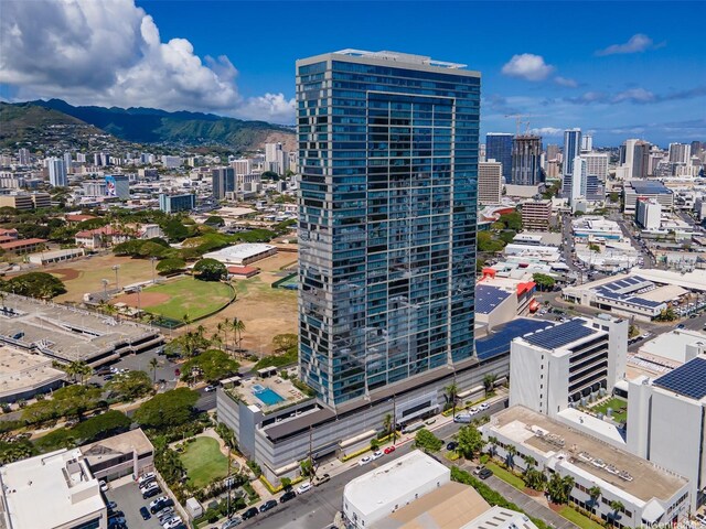 1009 Kapiolani Blvd Unit 1706, Honolulu, HI 96814 - view of city featuring a mountain backdrop