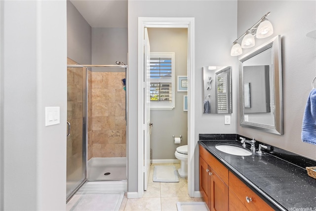 91-1100 Waiemi St, Ewa Beach, HI 96706 - full bathroom with a shower stall, vanity, and tile patterned floors