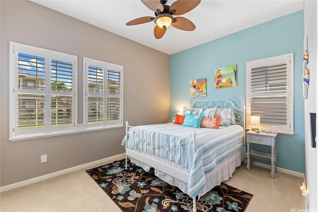 91-1100 Waiemi St, Ewa Beach, HI 96706 - bedroom featuring carpet flooring and a ceiling fan