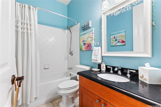 91-1100 Waiemi St, Ewa Beach, HI 96706 - bathroom featuring shower / bathtub combination with curtain, vanity, and tile patterned flooring